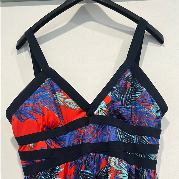 Sofia by Sofia Vergara Red and Blue Maxi Dress - Picture 2 of 5